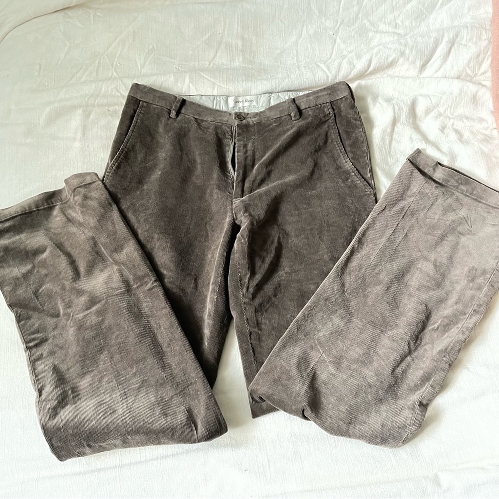 Calvin Klein Flare Corduroy Pants